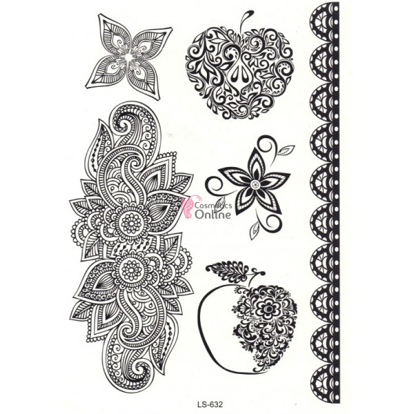 Tatuaje temporare pentru corp HENNA LS 632